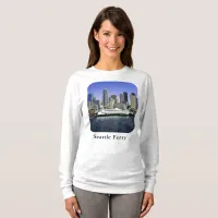 Seattle Ferry Washington State Women's Long Sleeve T-Shirt