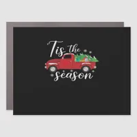 Fun Christmas Tis The Season Holiday Car Magnet