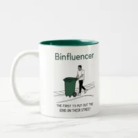 Binfluencer, the first to put out their bins Two-Tone coffee mug