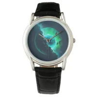 Emerald Lunar Core Cracking Open DALL-E AI Art Watch