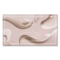 Modern Blush Pink Beauty Salon Nail Artist Business Card Magnet