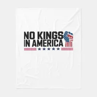 No Kings In America USA Creative Casual Fleece Blanket