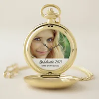 Graduation girl photo female graduate student pocket watch