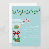 Snowdrift Christmas Holiday Cocktail Party Invitation
