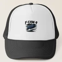 F-Caw-F Minimal Clean Design Trucker Hat