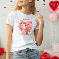 Cute Boho Valentine Cat