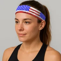 USA Flag - Patriotic Athletic Headband