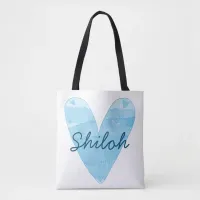 Beautiful Custom Name Gift for Baby Boy Tote Bag