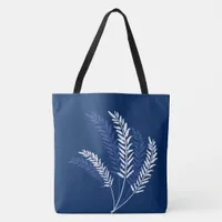 Botanical Beach leaf design Tote Bag