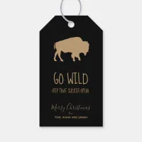 Go Wild Buffalo Adventures Pattern Kraft ID602 Gift Tags