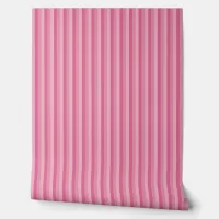 Country-Style 1/4" Rustic Pink Stripes Wallpaper