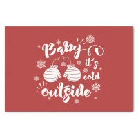 Baby its cold outside cute mittens winter tissue paper