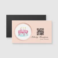 Rose Gold and Blush Pink Event Planner QR Code