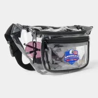 Patriotic Eagle 1776–2026 250 Years US Anniversary Clear Fanny Pack