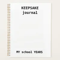  Kids Keepsake Journal - School Year Memory Planner