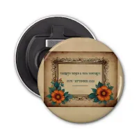 Invitation Postcard Bottle Opener