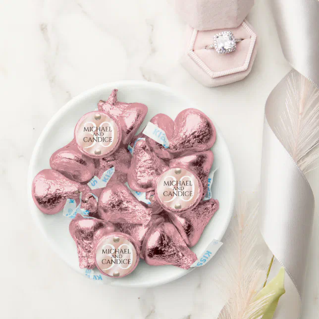 Elegant 30th Pearl Wedding Anniversary Celebration Hershey®'s Kisses®