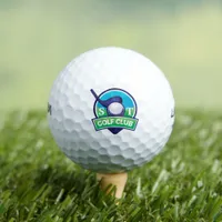 Create golf club initials monogram golf balls