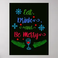 Eat, Drink and Be Merry, Christmas Holiday, ZSSPG Poster