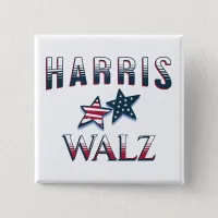 Kamala Harris and Tim Walz 2024 Button