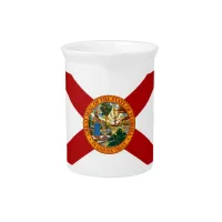 Florida State Flag Drink Pitcher