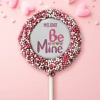 Valentine's Day Be Mine Chocolate Covered Oreo Pop