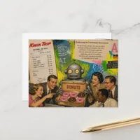 Robot Brings Donuts to Corporate Meeting Postcard
