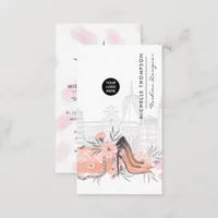 Girly New York Fashion Designer Business Card