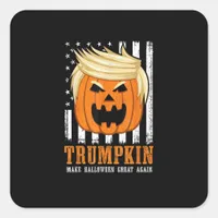 Usa Trumpkin Make Halloween Great Again Funny Square Sticker