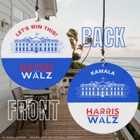 Kamala Harris, Tim Walz White House Let’s Win This Wind Chime