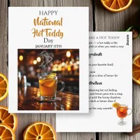 How to Make a Hot Toddy Recipe Card