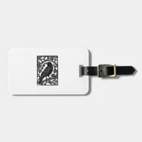 Retro F Caw F Crow Funny Saying Meme Design Luggage Tag