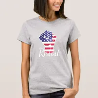 Resist American Flag Democrat Anti Trump Shirt