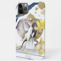 *~*  Gold Glitter Fairy Moon Stars Hearts Castle iPhone 11 Pro Max Case
