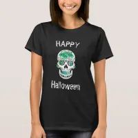 Happy Halloween Sugar Skull T-Shirt