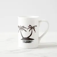 Mug - Silhouette of Tropical Island 