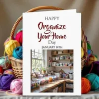 Happy Organize Your Home Day! January 14th Card