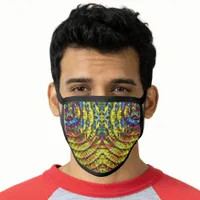 Psychedelic Tribal Sunshine V2 Face Mask