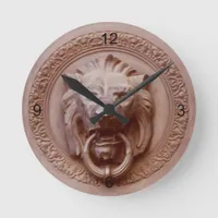 clock - Lion head door knob