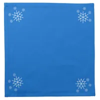 Napkin - Snowflakes in White