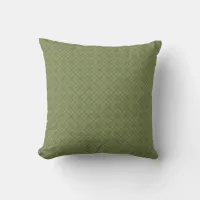 Vintage Christmas Check Throw Pillow