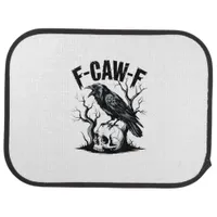 Halloween F-Caw-F Bird Crow Women Men Retro Classi Car Floor Mat