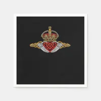 Skeleton Claddagh Color Napkins