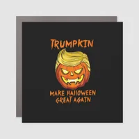 Trumpkin Make Halloween Great Again Jack O Lantern Car Magnet