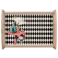 Alice and the Hookah Smoking Caterpillar Serving Tray