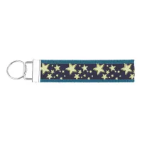 Golden Starburst Wrist Keychain