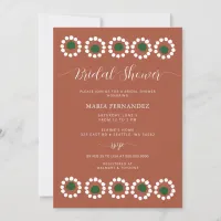 Mexican Boho Barro Bridal Shower Invitation