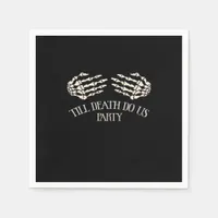 Till Death Do Us Party Halloween Party Napkins