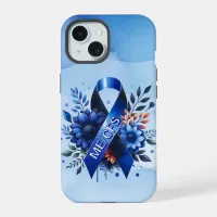 Myalgic Encephalomyelitis ME/CFS Awareness Ribbon iPhone 15 Case