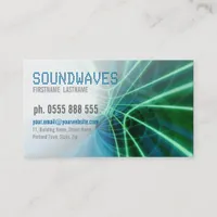 SOUNDWAVES Scifi Business Card